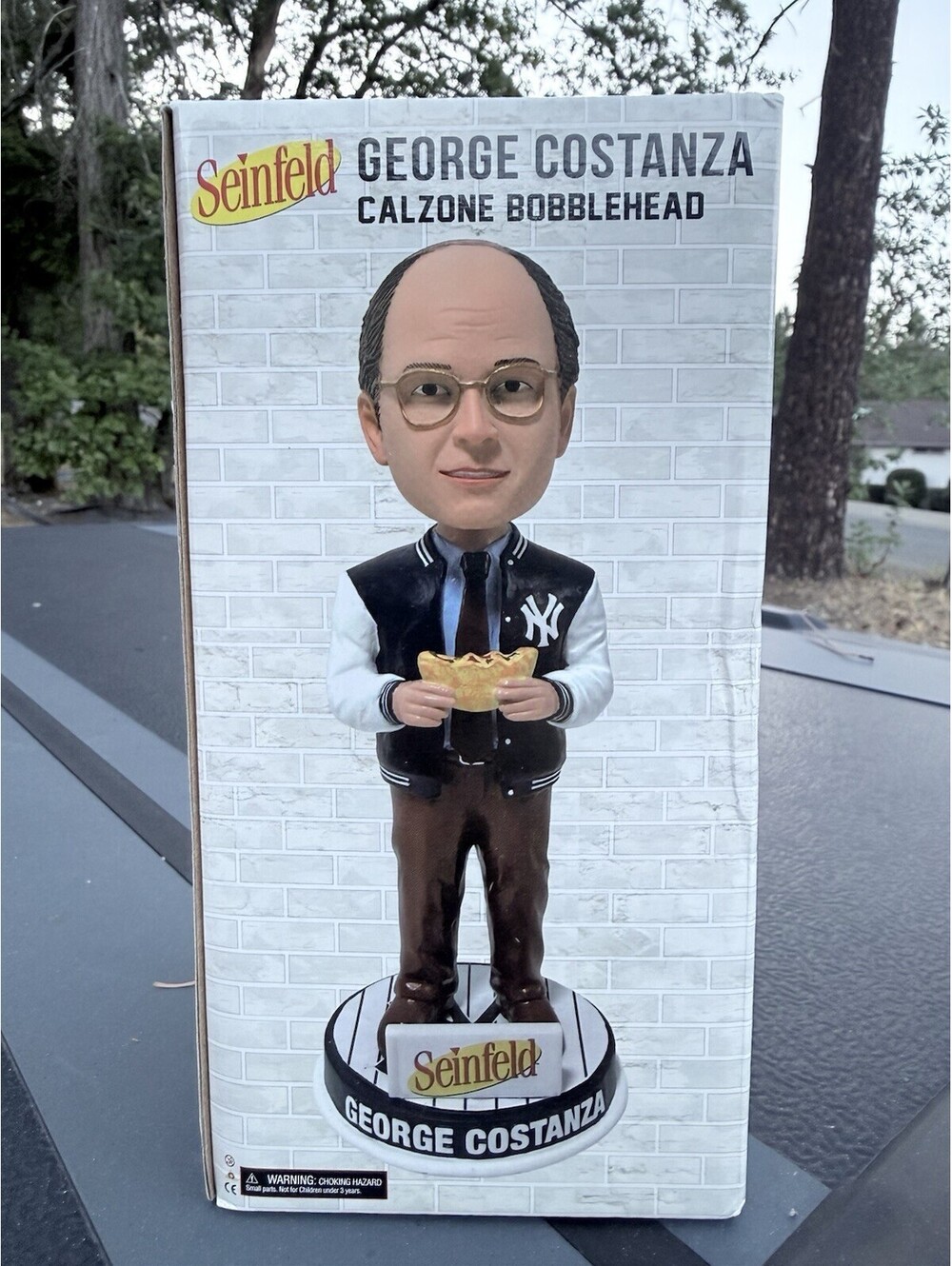 Seinfeld NY Yankees George Costanza Calzone Bobblehead Bobble SGA 8/27 IN  HAND